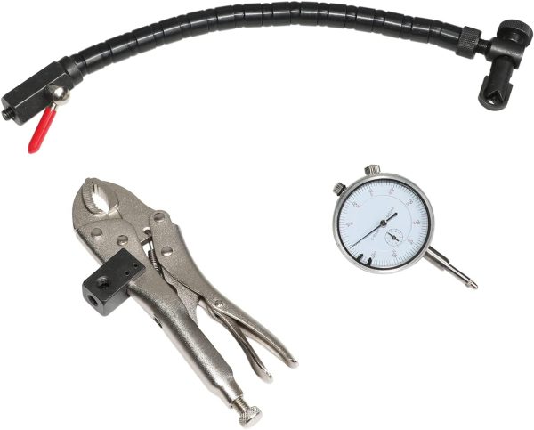 Disc Brake Rotor Gauge Prop Shaft Runout Tool DPTOOL Blue Case-1