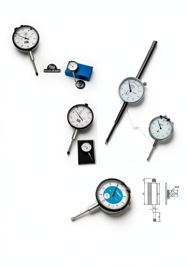 Dial Indicator HHIP Pro Series 4400-0003 0-.250" 3/8" Stem Satin-7