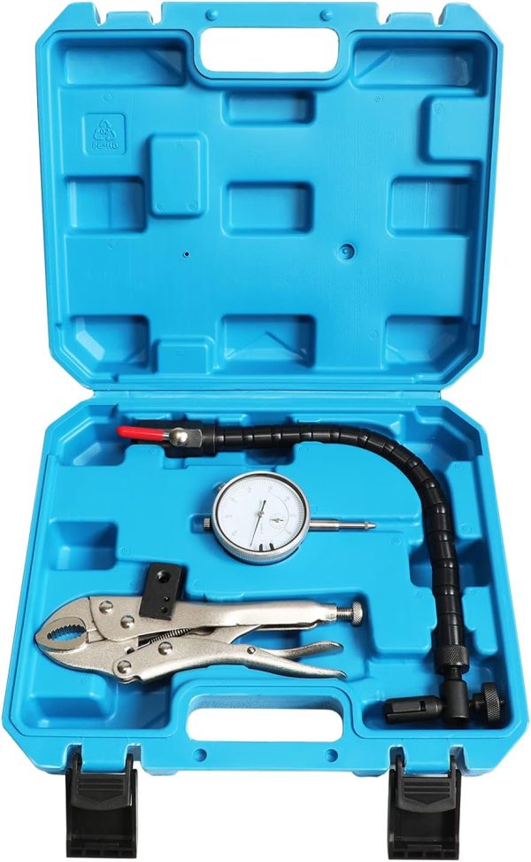 Disc Brake Rotor Gauge Prop Shaft Runout Tool DPTOOL Blue Case-0