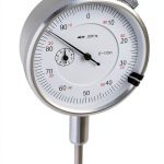 Triton 1" Dial Indicator 0.001" Graduation Travel Lug Back White Face-0