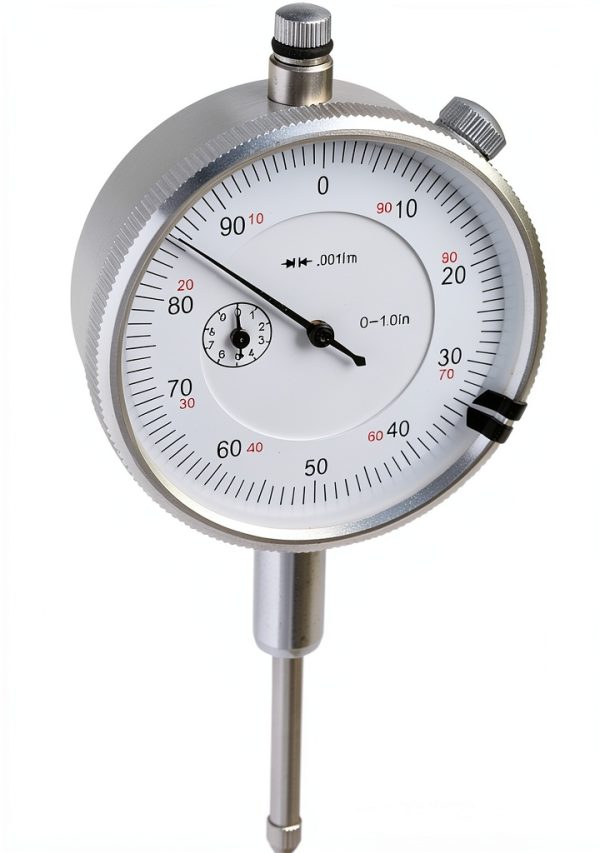 Triton 1" Dial Indicator 0.001" Graduation Travel Lug Back White Face-0